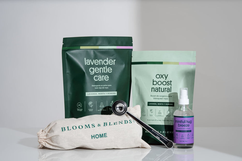 Kit Lavanderia: Lavender + Oxyboost + Wool-balls + Mintfull Hug Breeze + Cuchara