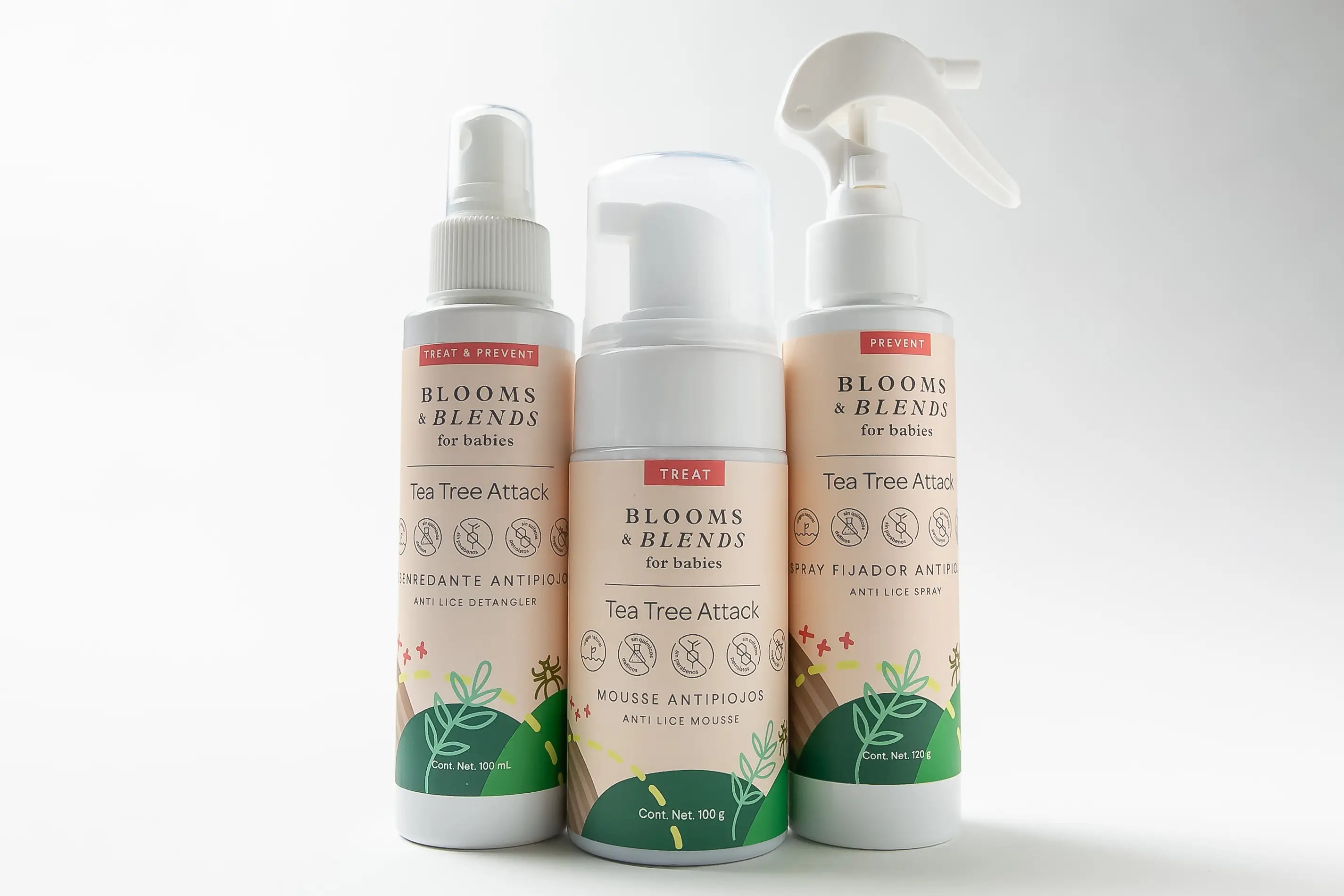 TEA TREE ATTACK - Kit antipiojos – Blooms & Blends