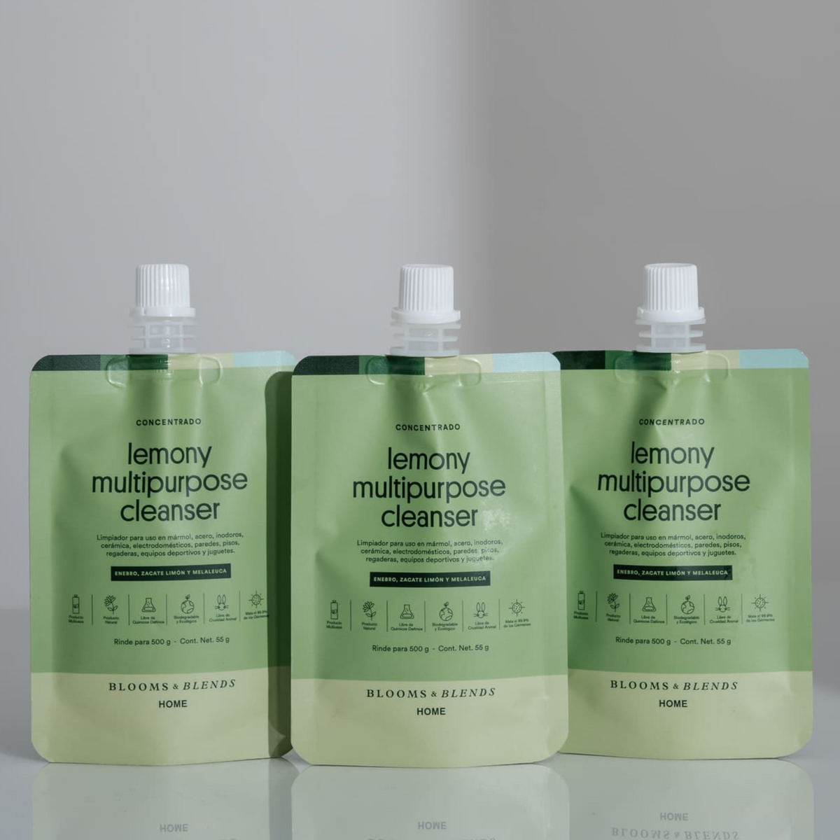 Lemony Rhausy Lemony Multipurpose Trio - Limpiador multisuperficies – Blooms & Blends